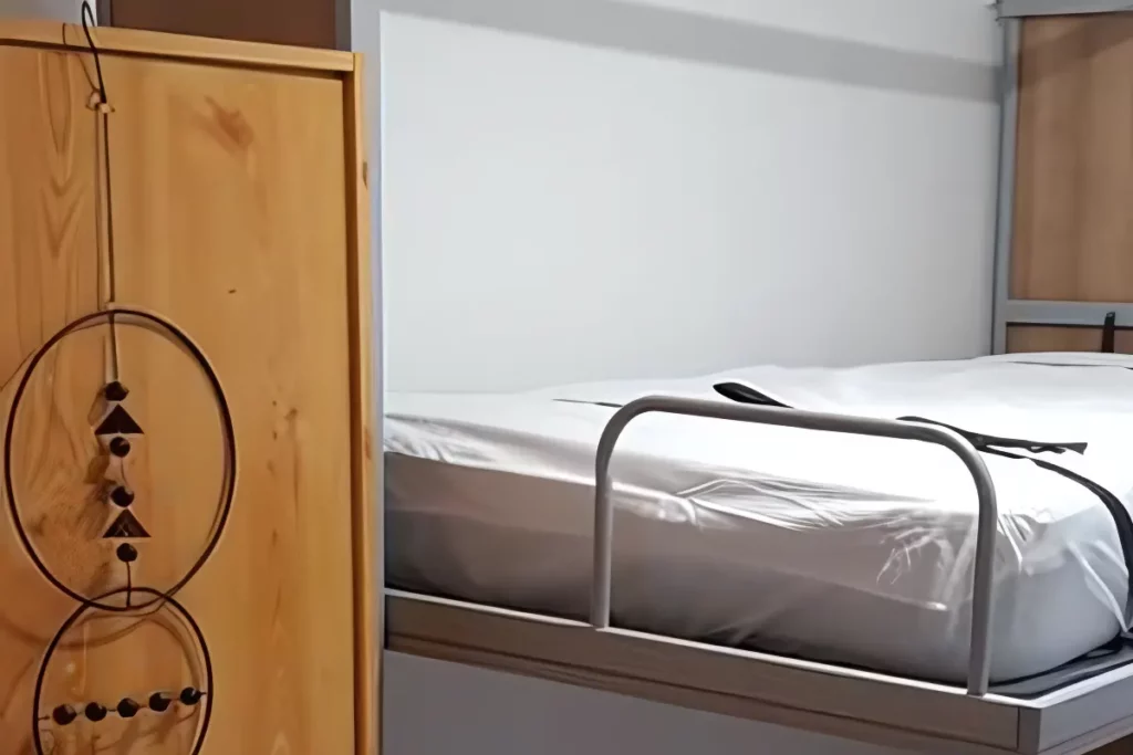 Habitació amb llit doble a l’apartament Les Delícies a Sant Carles de la Ràpita